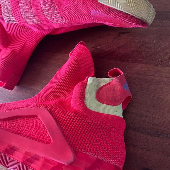 NEW Size 18 Mens Adidas N3XT L3V3L Pastel Art G27761 Knitted Basketball Sneakers - Picture 7 of 12